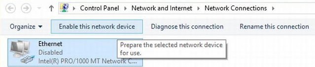 Enable this network device